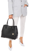 Thumbnail for your product : MICHAEL Michael Kors Patent-trimmed Textured-leather Tote
