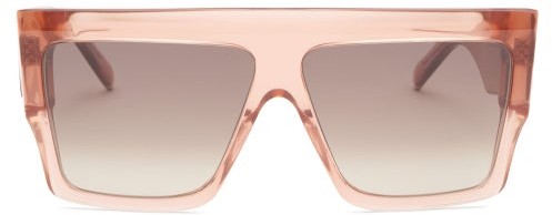 Celine Oversized Flat-top Acetate Sunglasses - Light Brown - ShopStyle