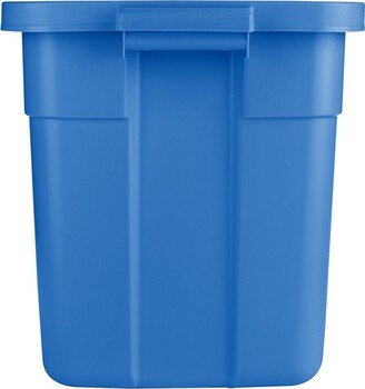 Rubbermaid Roughneck Tote 14 Gallon Stackable Storage Container W/ Stay  Tight Lid & Easy Carry Handles, Heritage Blue (6 Pack) : Target