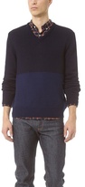 Thumbnail for your product : Apolis Alpaca Sweater with Elbow Patches