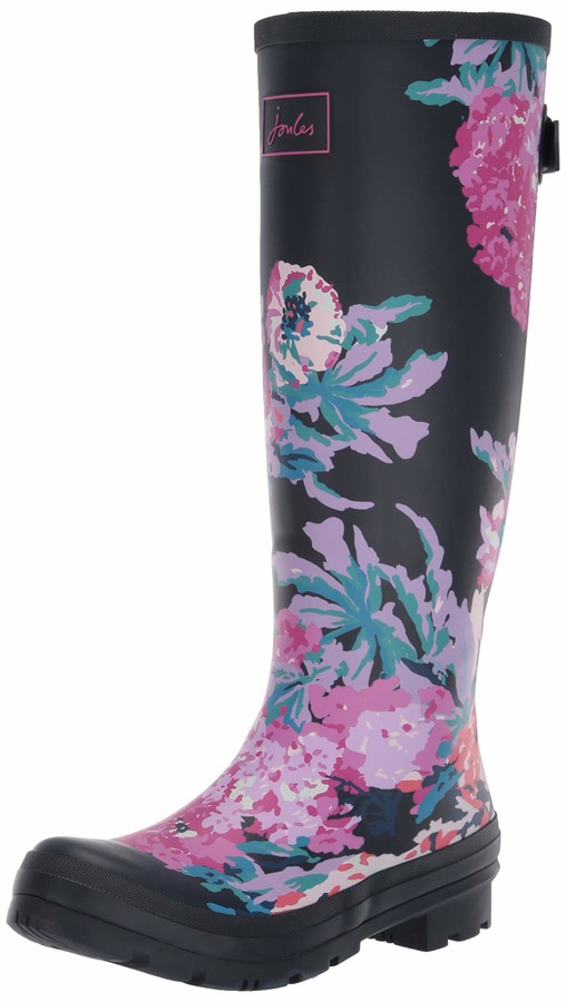womens printed rain boots