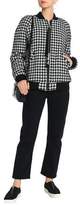 Thumbnail for your product : Love Moschino Houndstooth Tweed Bomber Jacket