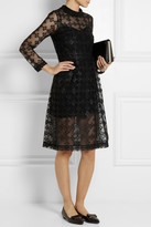 Thumbnail for your product : Simone Rocha Metallic-embroidered tulle dress