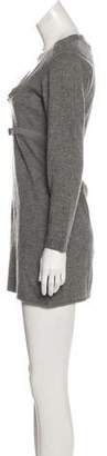 Alexander Wang Cashmere Long Sleeve Mini Dress Grey Cashmere Long Sleeve Mini Dress
