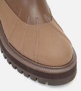 Thumbnail for your product : Loro Piana Regent leather and cashmere ankle boots