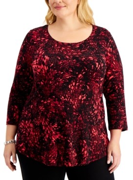 jm collection plus size tops