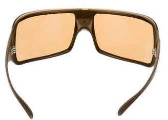 Missoni Logo-Embellished Shield Sunglasses