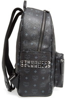 Thumbnail for your product : MCM Medium Stark Visetos Studded Backpack
