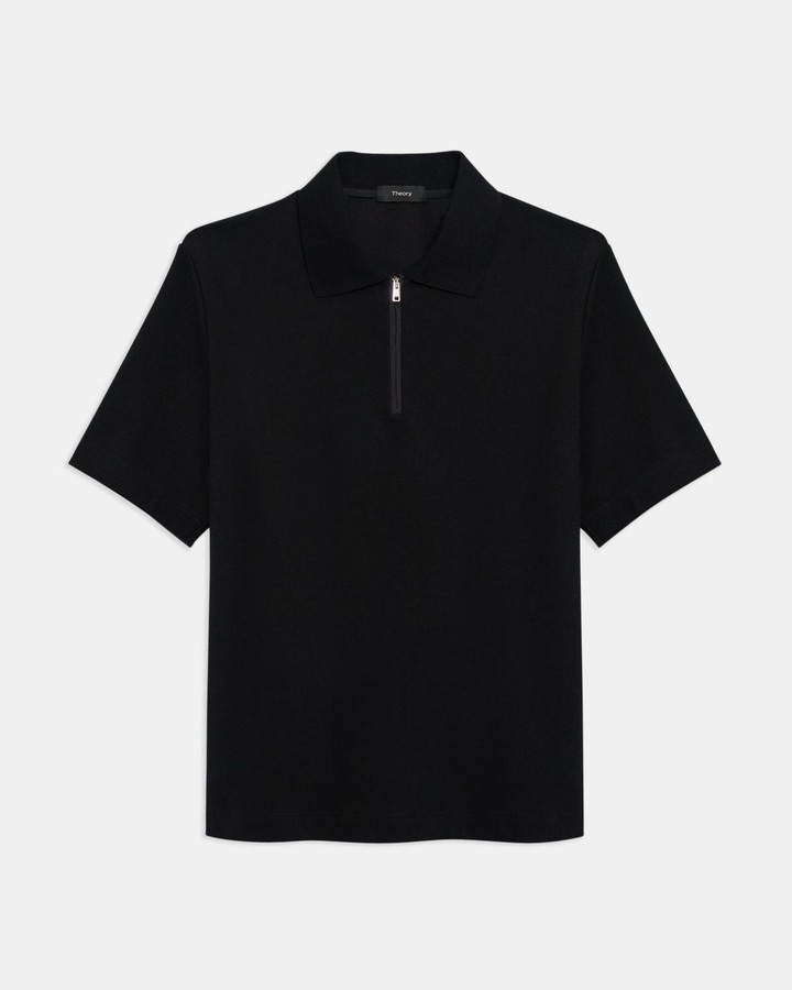 Theory Tech Polo in Studio Pique - ShopStyle Short Sleeve Shirts