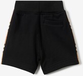 Thumbnail for your product : Burberry Childrens Check Panel Cotton Shorts Size: 18M