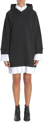 MM6 MAISON MARGIELA Hooded Sweatshirt Dress