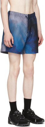 Paul Smith Blue Brush Stroke Shorts