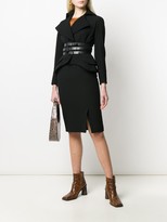 Thumbnail for your product : Christian Dior 2000s Pre-Owned Triple Belt Skirt Suit