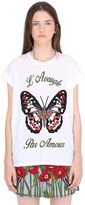 Gucci T-Shirt En Jersey Brodé Papillon