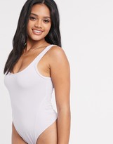 Thumbnail for your product : FREE PEOPLE MOVEMENT hot shot bodysuit in lavender