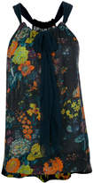 Thumbnail for your product : Raquel Allegra floral pleated top