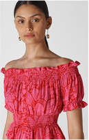 Thumbnail for your product : Whistles Sunflower Print Bardot Top
