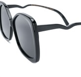 Thumbnail for your product : Emmanuelle Khanh Oversized Square Frame Sunglasses