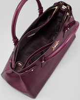 Thumbnail for your product : Ferragamo Batik Saffiano Satchel Bag, Purple