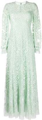 Needle & Thread Mirabelle sequin-embellished gown dress