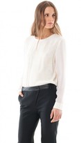 Thumbnail for your product : Tibi Tapestry Print Mesh Sleeve Top