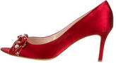Thumbnail for your product : Moschino Satin Pumps