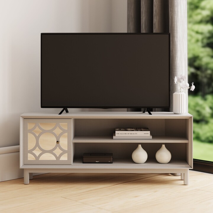 Dunelm Delphi Grey Corner TV Unit Grey ShopStyle