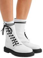 Thumbnail for your product : Burberry Florain Lace-up Leather Ankle Boots