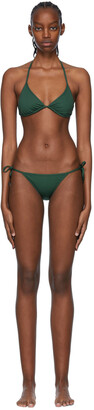 Vivienne Westwood Green Recycled Nylon Blend Bikini