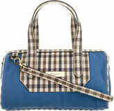 Thumbnail for your product : Aquascutum London Leather-Trimmed Shoulder Bag