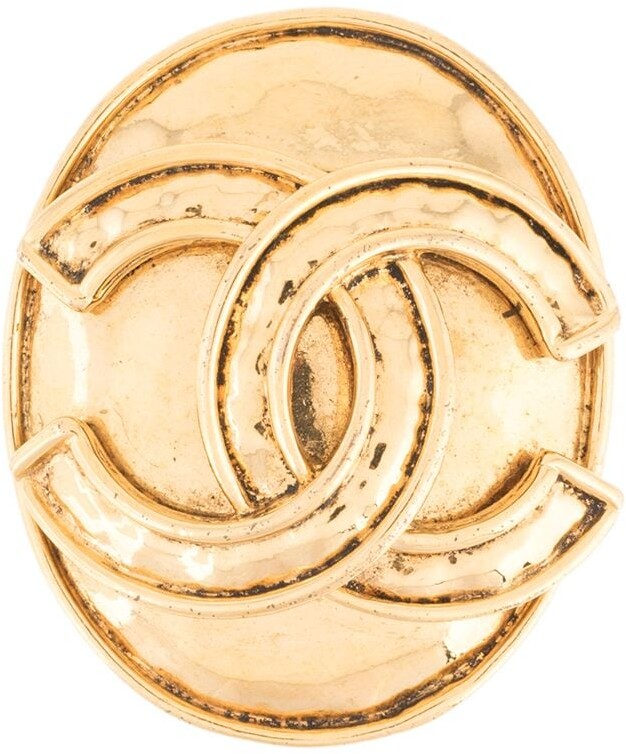 Chanel Pre Owned 1994 CC logo brooch - ShopStyle Bracelets