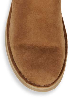 UGG Cedric Fur-Lined Leather Boots - ShopStyle