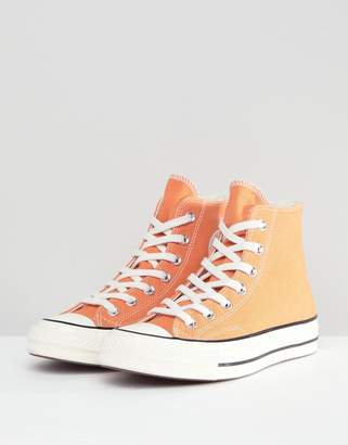 Converse Chuck '70 High Top Sneakers In Orange