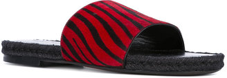 Haider Ackermann zebra print sandals