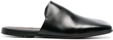 Thumbnail for your product : Marsèll Squared-Toe Flat Leather Mules