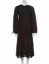Thumbnail for your product : Olivia von Halle Crew Neck Long Dress w/ Tags