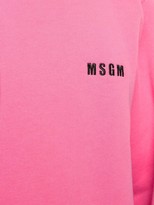 Thumbnail for your product : MSGM Logo Zipped Hoodie