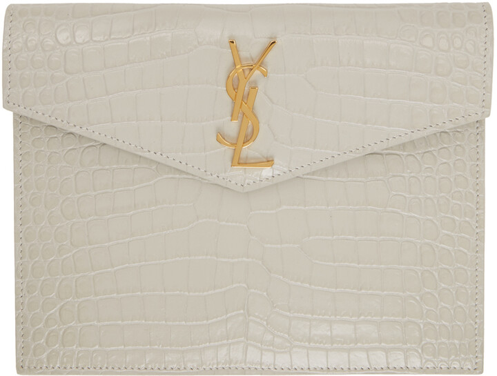 White Envelope Clutch | the world's largest collection fashion |