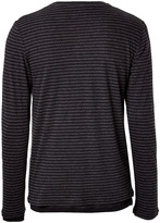 Thumbnail for your product : Majestic Cotton-Cashmere Double Layer Striped T-Shirt Gr. M