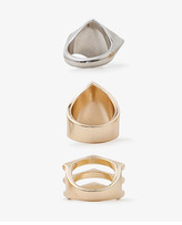 Thumbnail for your product : Forever 21 Angular Ring Set