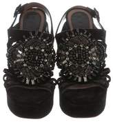 Thumbnail for your product : Marni Embellished Platform Sandals