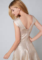 Thumbnail for your product : Bebe Foil Flared Bandage Dress