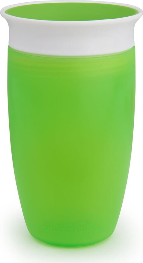 Munchkin Miracle® 360° Spoutless Sippy Cup, 10 oz, Green, Unisex