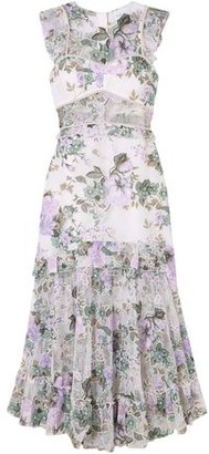 Alice McCall Oh So Lovely Floral-print Mesh Midi Dress