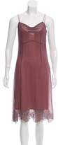 Thumbnail for your product : Collette Dinnigan Floral Bead Embellished Slip Dress
