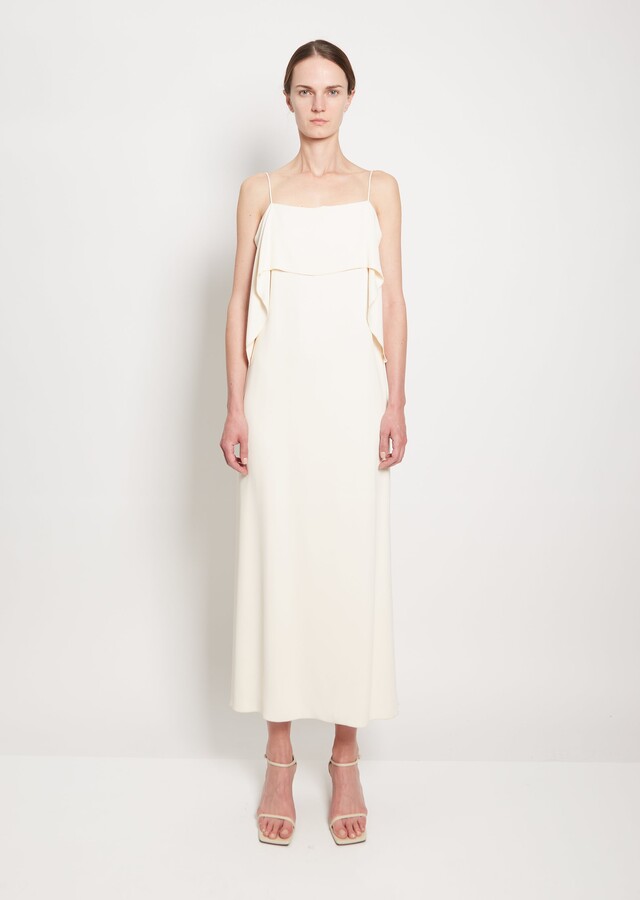 Totême Draped Silk Cami Dress — Blush - ShopStyle