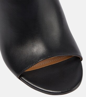 LOEWE ◆ Nail Polish Mule Black Nail Polish leather mules | LOEWE | NET-A-PORTER