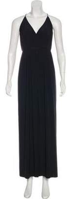 MISA Sleeveless Maxi Dress Black Sleeveless Maxi Dress