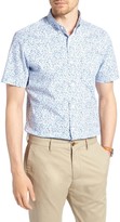 Thumbnail for your product : 1901 Trim Fit Marble Print Sport Shirt