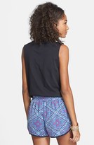 Thumbnail for your product : Socialite Print Dolphin Shorts (Juniors)
